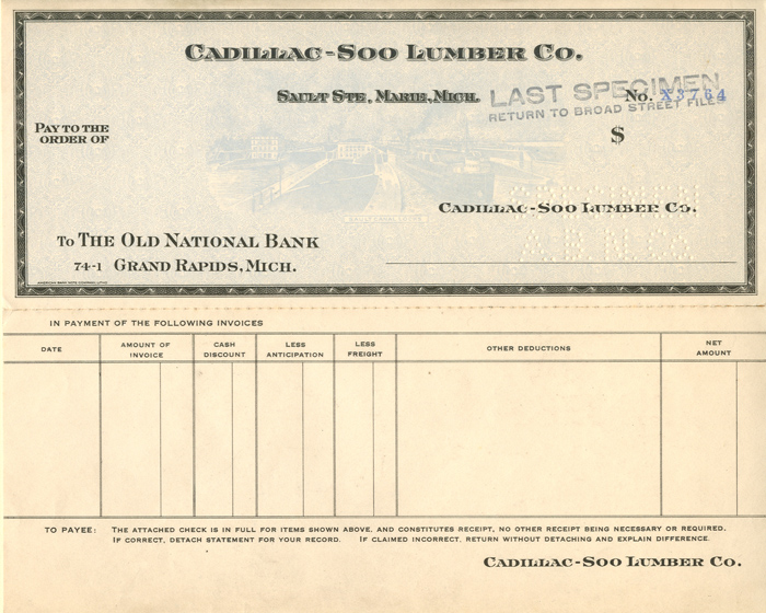 Cadillac-Soo Lumbar Co. 